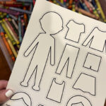 Free Printable Paper Doll Coloring Page   Pjs And Paint Intended For Printable Paper Dolls Coloring Pages