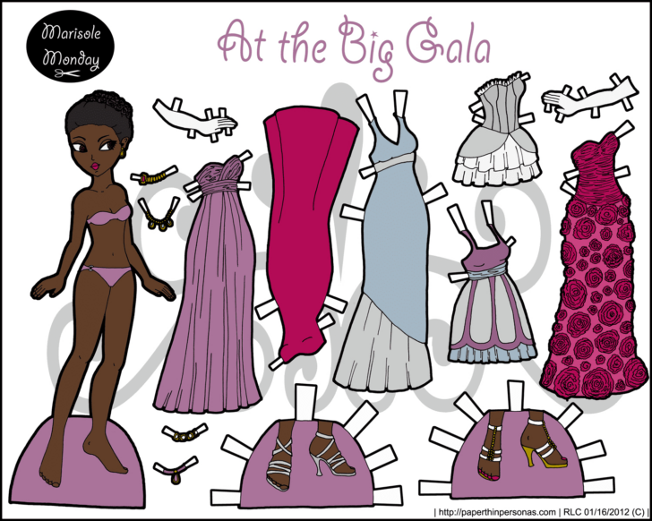 Dress Up Paper Dolls Free Printable