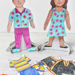 Free Printable Paper Dolls And Clothes To Color | Welcome To Nana'S Pertaining To Printable Paper Dolls And Clothes