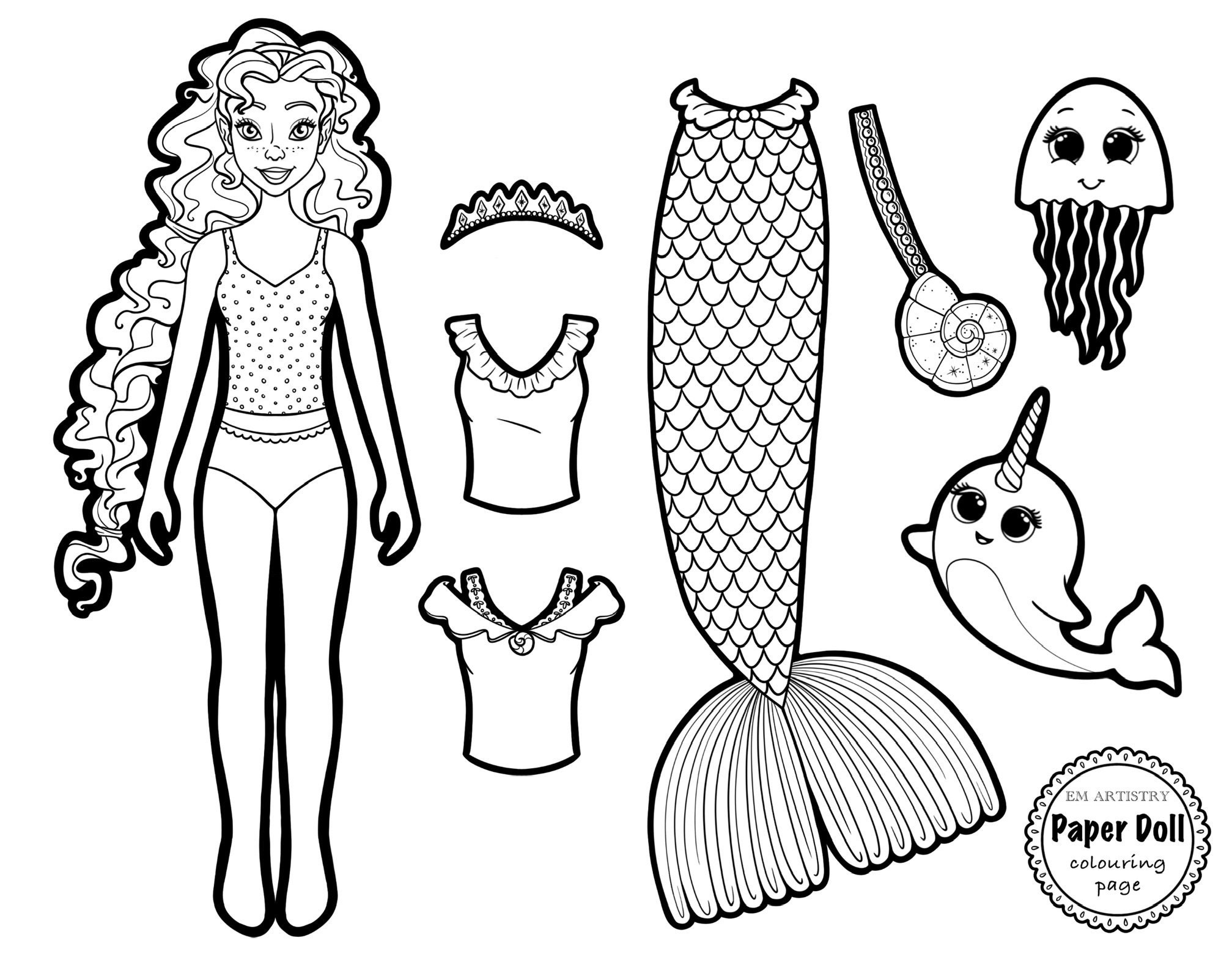 Free Printable Paper Dolls To Color Top inside Printable Paper Dolls to Color