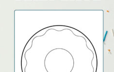 Free Printable Paper Donut Template with regard to Printable Paper Donut Template