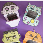 Free Printable Paper Halloween Hand Puppets   Pjs And Paint In Halloween Printable Paper