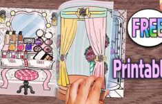 Free Printable Paper Quiet Book | Full Color Printing Paper Dollhouse Book  Making Diy Paper Crafts regarding Free Printable Paper Quiet Book