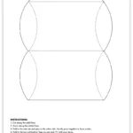 Free Printable Pillow Box Template | Diy Gift Box   Pjs And Paint For Printable Paper Box Template Free