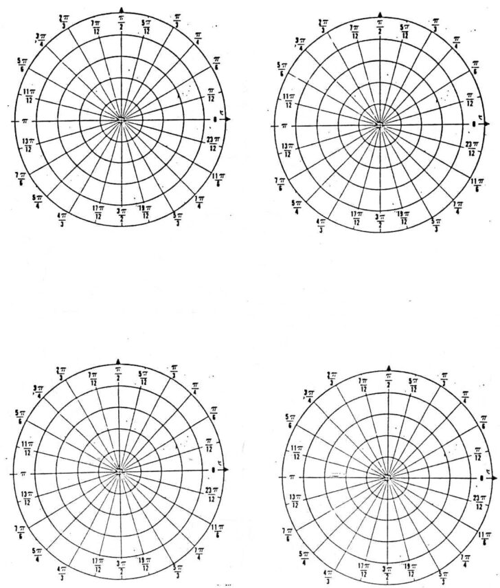 Printable Polar Graph Paper Radians