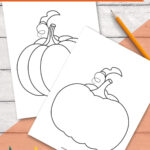 Free Printable Pumpkin Templates For Crafts And Activities With Printable Paper Pumpkin Template