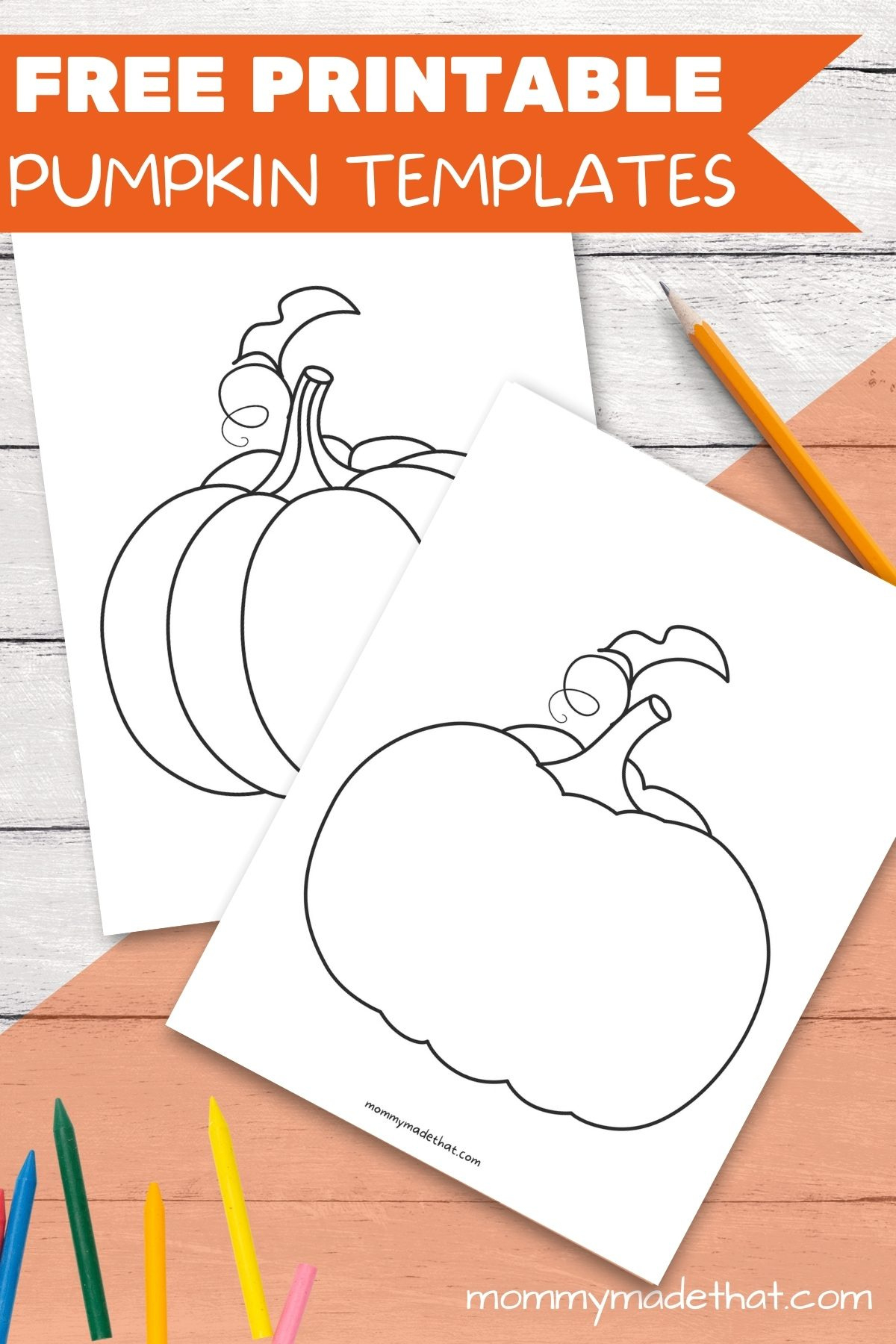 Free Printable Pumpkin Templates For Crafts And Activities with Printable Paper Pumpkin Template