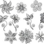 Free Printable Quilling Patterns For Beginners   Printable With Free Printable Paper Quilling Templates