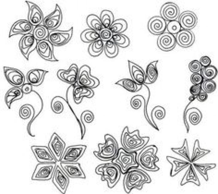 Free Printable Paper Quilling Templates
