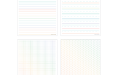 Free Printable Rainbow Notebook Paper, Graph Paper — Play With pertaining to Graph Paper Notebook Printable