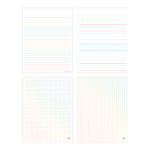 Free Printable Rainbow Notebook Paper, Graph Paper — Play With Regarding Grid Paper Notebook Printable