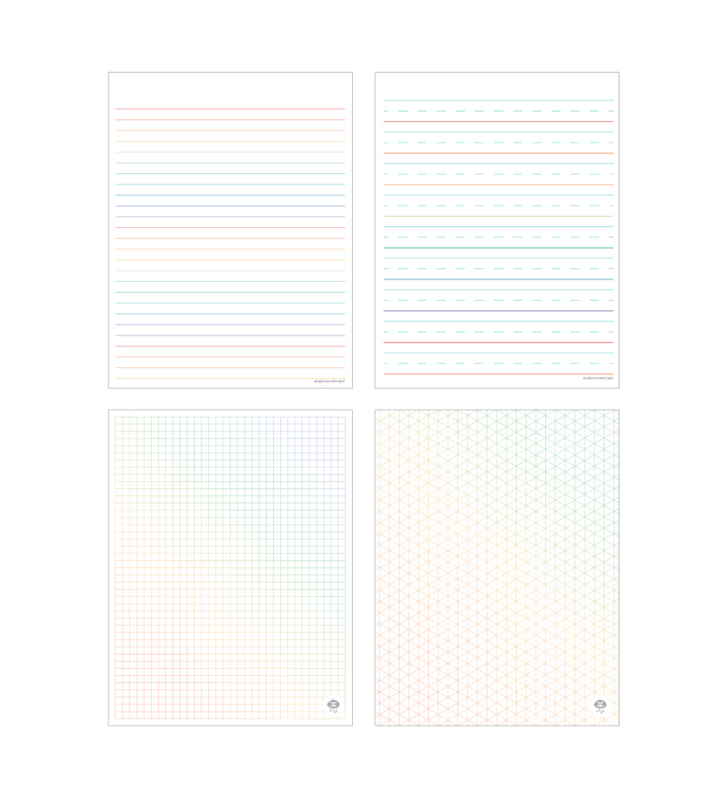 Grid Paper Notebook Printable