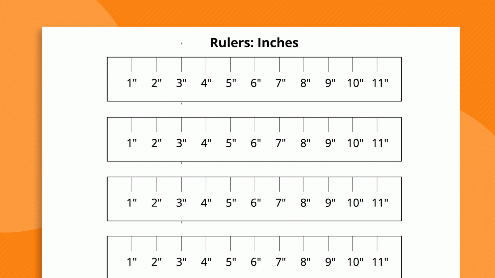 Free Printable Ruler Bundle with Printable Paper Ruler