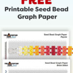 Free Printable Seed Bead Graph Paper Pertaining To Free Printable Beading Graph Paper