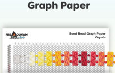 Free Printable Seed Bead Graph Paper with Free Printable Bead Loom Graph Paper