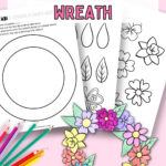 Free Printable Spring Flower Wreath — Gathering Beauty For Free Printable Paper Wreath Template