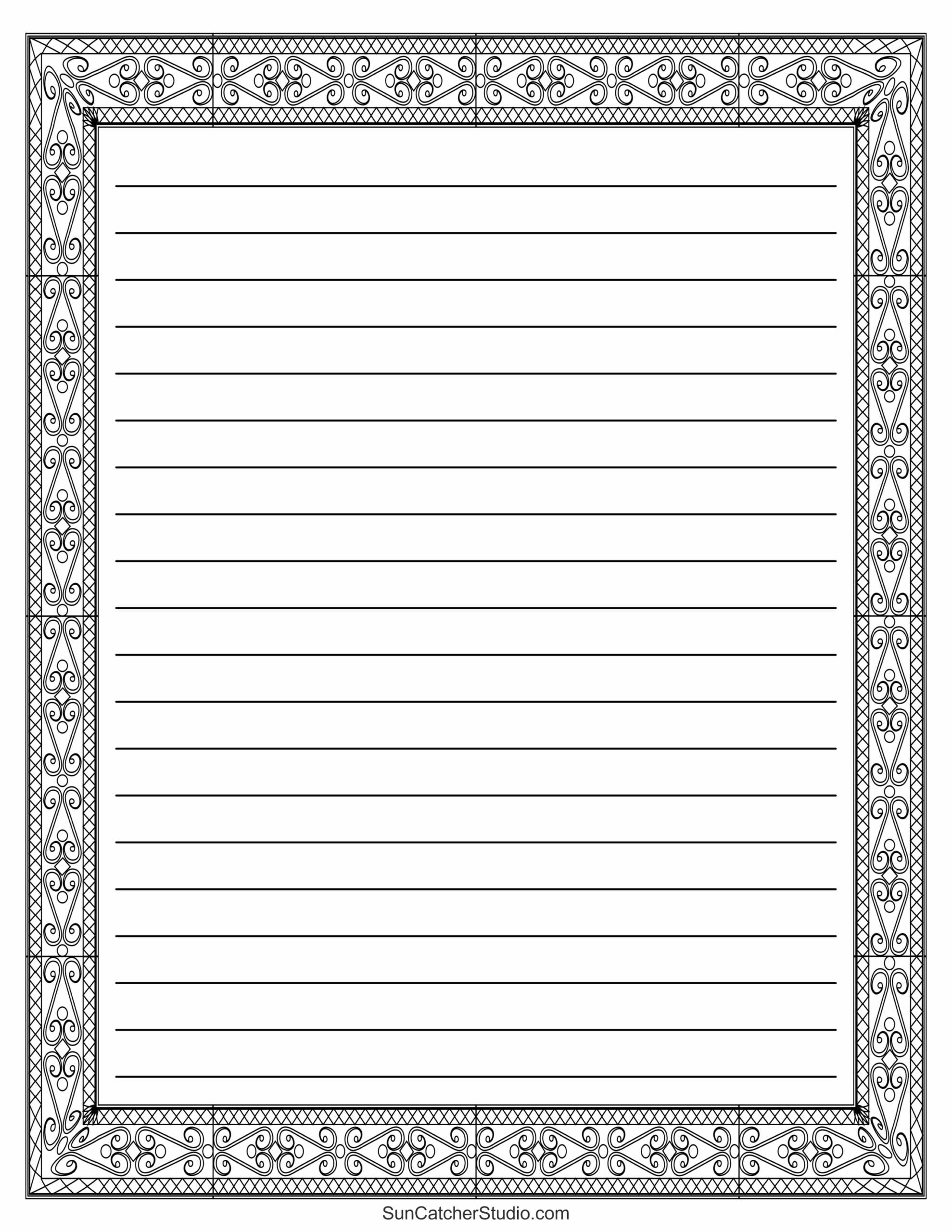 Free Printable Stationery And Lined Letter Writing Paper – Free regarding Fancy Printable Paper