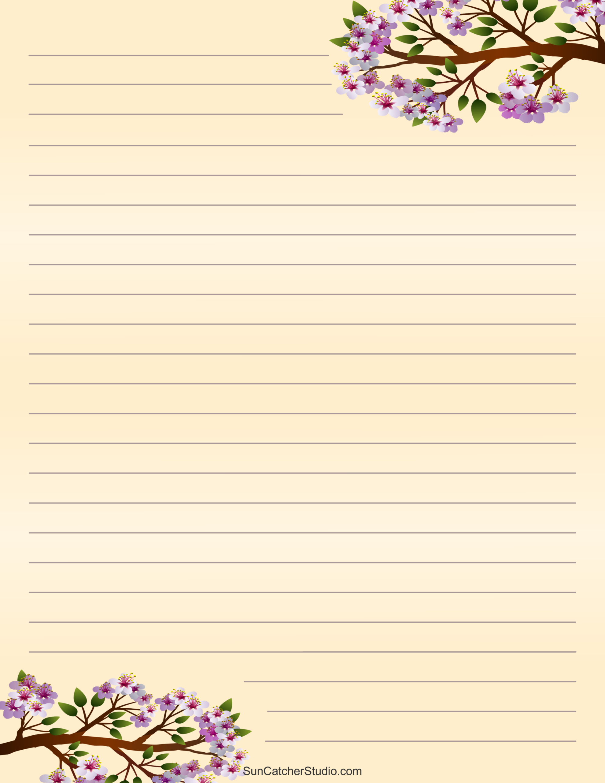 Free Printable Stationery And Lined Letter Writing Paper – Free with regard to Pretty Printable Paper