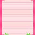 Free Printable Stationery And Lined Letter Writing Paper – Free Within Printable Paper With Design