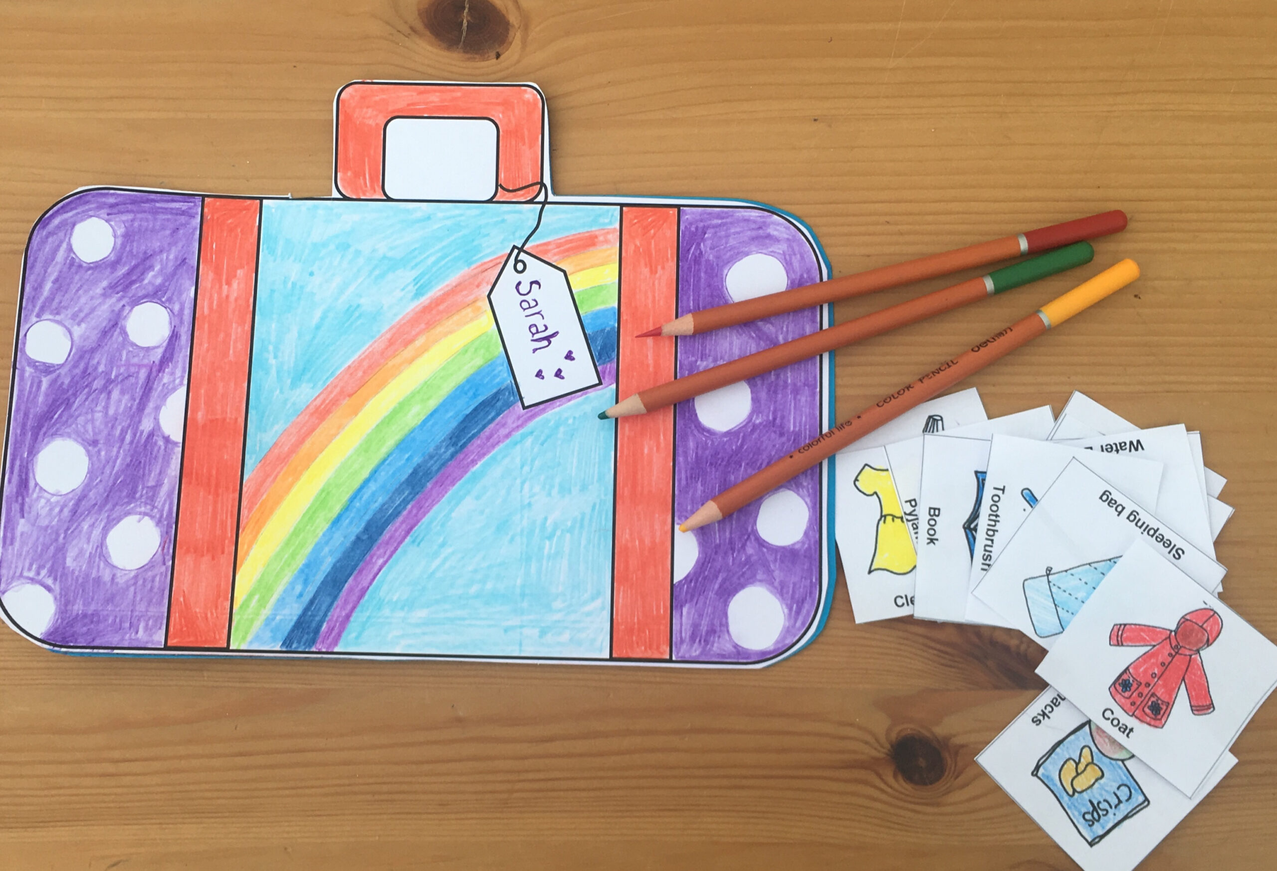 Free Printable Suitcase Packing Activity – Make Time Together with Free Printable Paper Suitcase Template