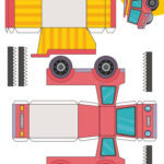 Free Printable Truck Craft With Regard To Printable Paper Truck Template