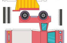 Free Printable Truck Craft with regard to Printable Paper Truck Template
