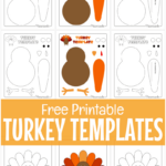 Free Printable Turkey Templates For Thanksgiving Crafts Regarding Free Printable Paper Turkey Template