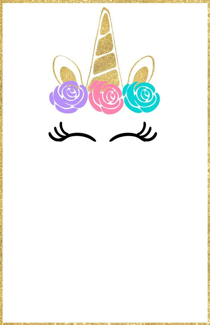 Free Printable Unicorn Invitations Template - Paper Trail Design regarding Unicorn Printable Paper