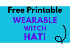 Free Printable Witch Hat Craft Template - intended for Printable Paper Witch Hat Template