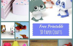 Free Pritntables Are Cool But 3D Free Printables Are Even Better for Free Printable Paper Crafts