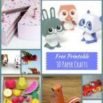 Free Pritntables Are Cool But 3D Free Printables Are Even Better Within Cute Printable Paper Crafts