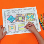 Free Quilt Symmetry Patterns Printable For Kindergarten Within Printable Paper Quilt Templates