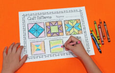 Free Quilt Symmetry Patterns Printable For Kindergarten within Printable Paper Quilt Templates