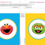 Free Sesame Street Printables   Printable Party Favors For Sesame Street Printable Paper