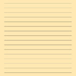 Free Simple Notebook Paper Template In Illustrator, Word, Pages Pertaining To Yellow Paper Printable