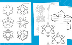 Free Snowflake Template Printable Bundle with Printable Paper Snowflakes Templates