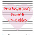 Free Valentine'S Printables   The Reading Residence Inside Valentines Day Printable Paper