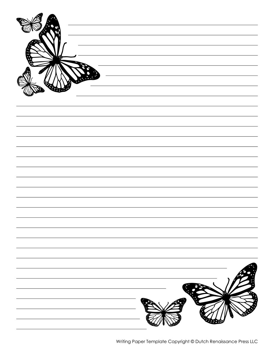 Free Writing Paper Printables within Free Printable Writing Paper