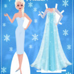 Frozen 2 Elsa And Anna Paper Dolls With Clothing And Dresses From Regarding Frozen Printable Paper Dolls