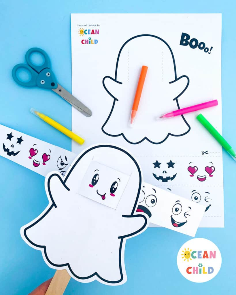 Fun Halloween Craft That Will Make You Giggle, Free Printable in Halloween Printable Paper Crafts