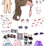 Gacha Life Regarding Printable Paper Doll Gacha Life
