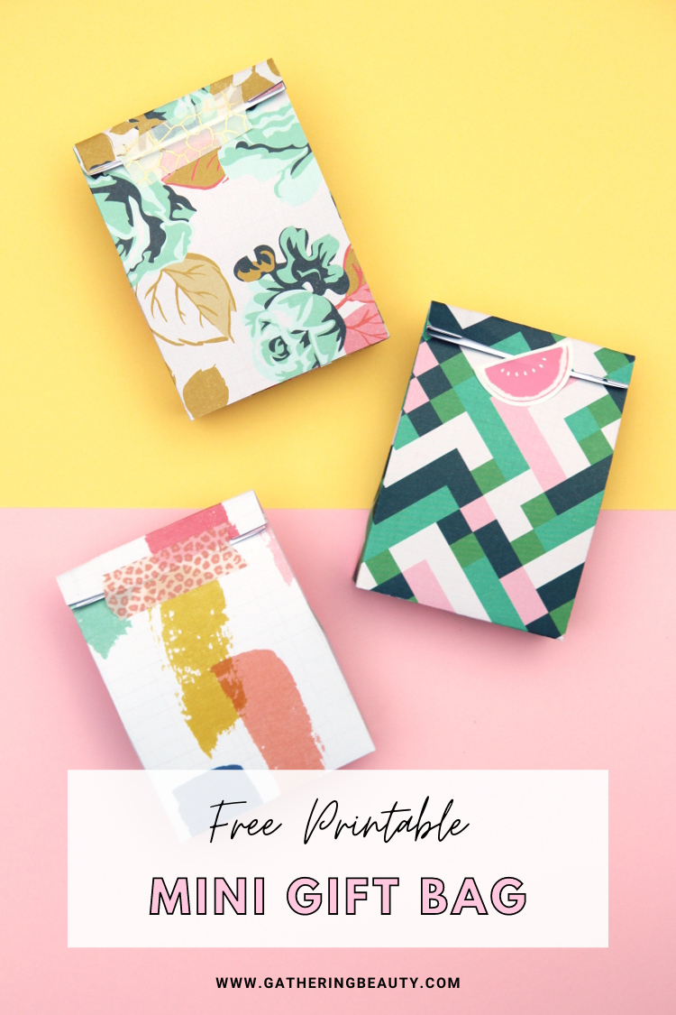 Gift Bag Template - Free Printable — Gathering Beauty regarding Printable Paper Bag Template Free