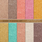 Glitter Digital Paper I Instant Download Texture Papers I With Regard To Glitter Printable Paper