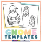 Gnome Templates   Superstar Worksheets Intended For Printable Paper Gnome Pattern Free