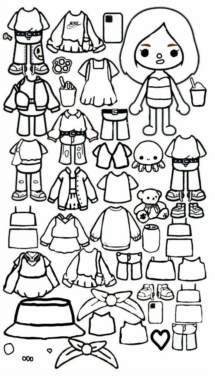 Google | Papieren Pop Sjabloon, Papieren Pop, Gratis Kleurplaten throughout Printable Paper Doll Coloring Pages