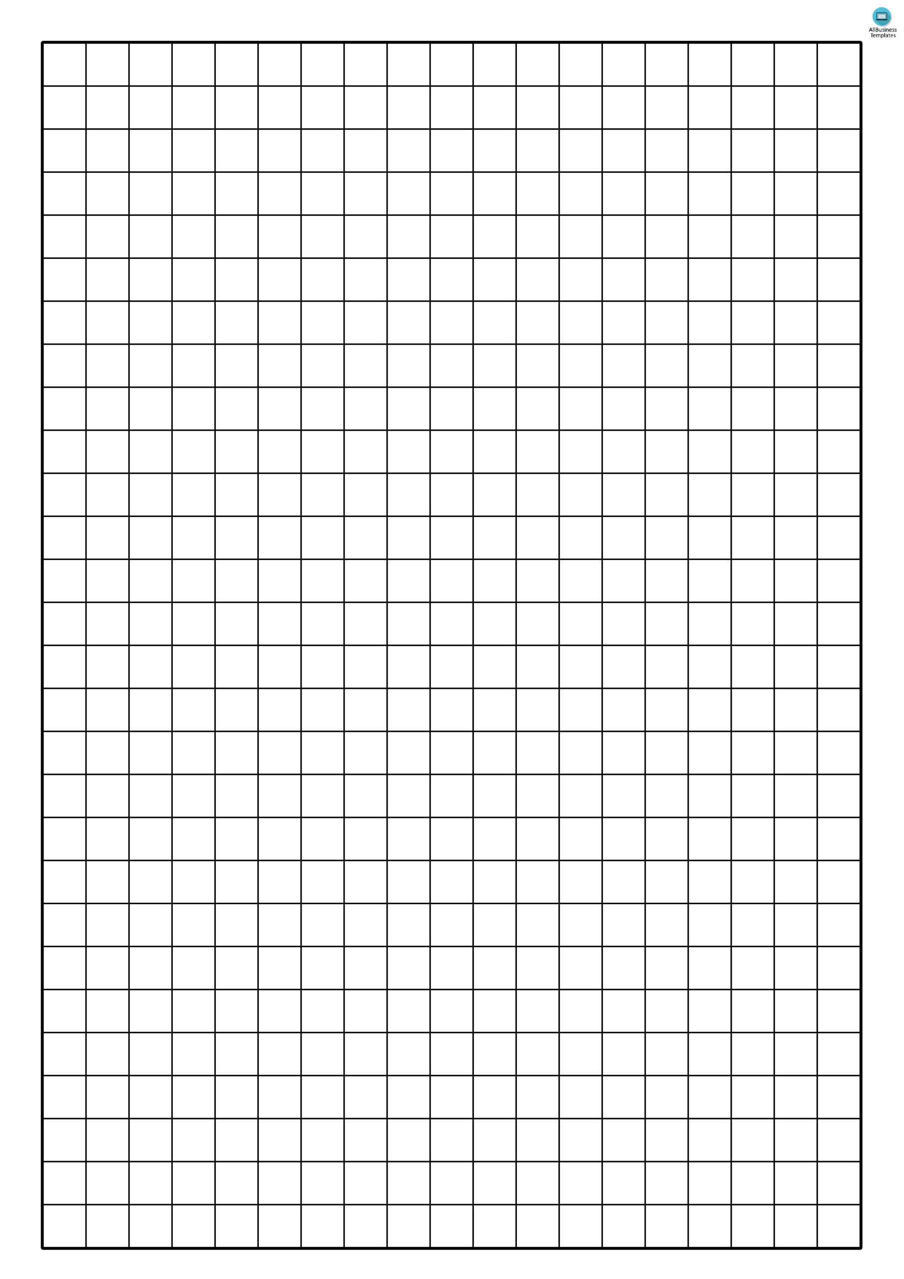 Graph Paper 1 Cm Squares | Templates At Allbusinesstemplates inside 1 Cm Grid Paper Printable A3