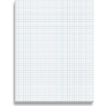 Graph Paper Pad, 8.5" X 11", 50 Sheets, Double Sided, White, 4X4 Blue Quad  Rule, Easy Tear, Grid Paper, Graph Paperbetter Office Products Intended For Printable Grid Paper 8.5 X 11