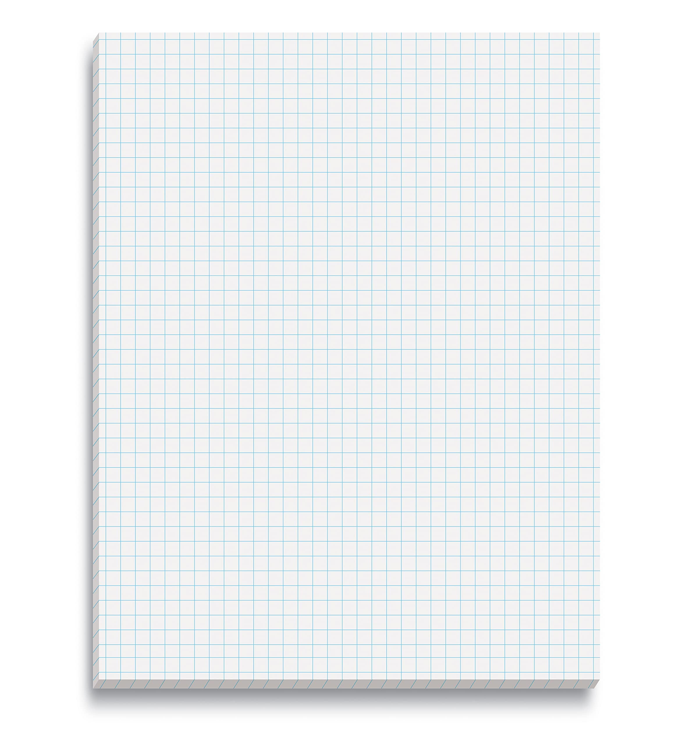 Graph Paper Pad, 8.5&amp;quot; X 11&amp;quot;, 50 Sheets, Double Sided, White, 4X4 Blue Quad Rule, Easy Tear, Grid Paper, Graph Paperbetter Office Products intended for Printable Grid Paper 8.5 X 11