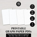 Graph Paper Pdf Templates | Graph Paper Images   Etsy Uk With Printable Graph Paper UK