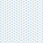 Graph Paper Printable Isometric Color Grid Vector Image With Isometric Grid Paper Printable
